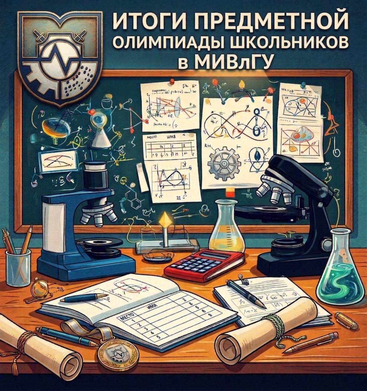 ️Итоги предметных олимпиад школьников в МИВлГУ