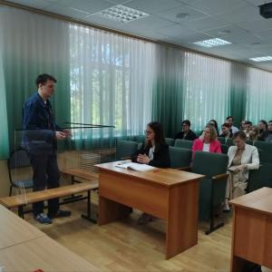 Председатель Селивановского районного суда провела модельный судебный процесс для будущих юристов