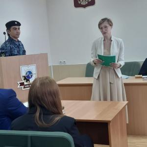 Председатель Селивановского районного суда провела модельный судебный процесс для будущих юристов