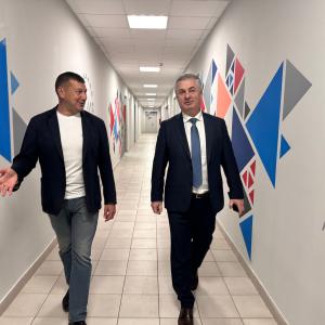 Сегодня Муромский институт ВлГУ с рабочим визитом посетил ректор университета, Анзор Михайлович Саралидзе.